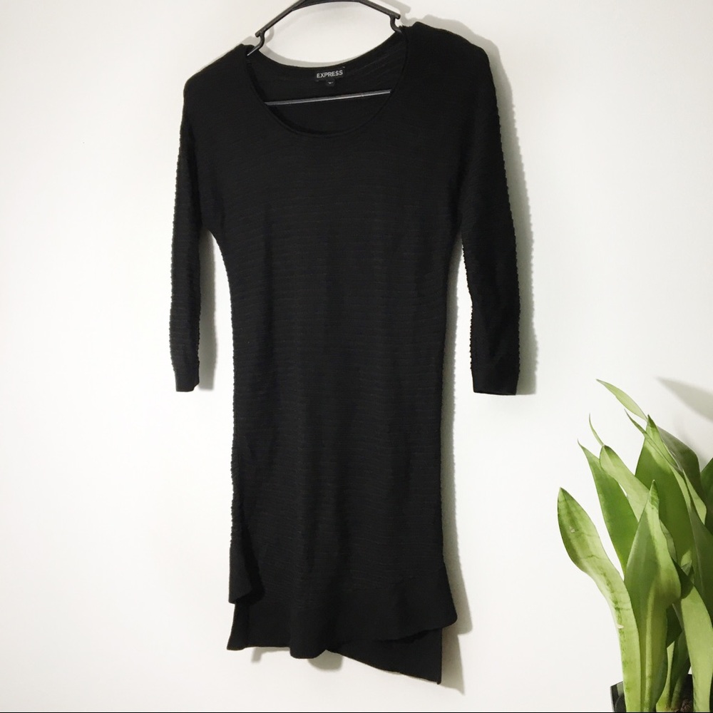 Express | Black 3/4 Sleeve Dress Size S